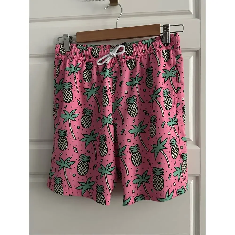 Maamgic 10/12 Boys BeachBlissII Kids Pineapple Swim Trunks Beach Resortwear